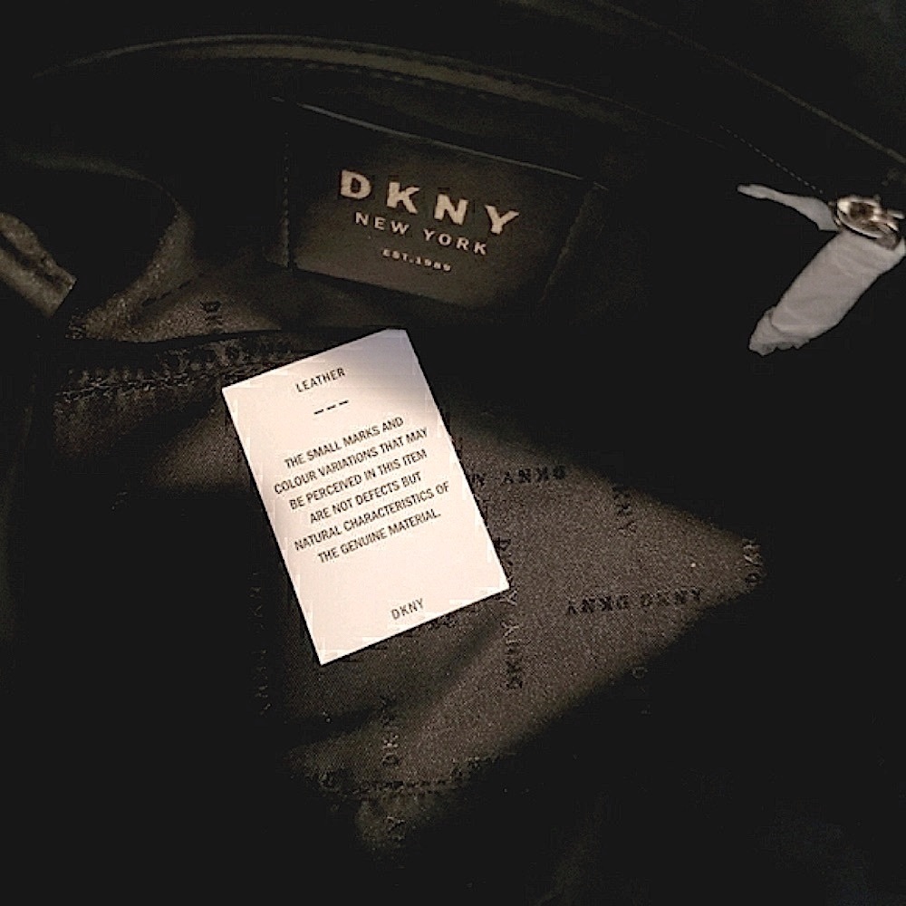 REDUCED - DKNY Marcy Black Medium Pebble Leather Crossbody Satchel NWT - Picture 11 of 14
